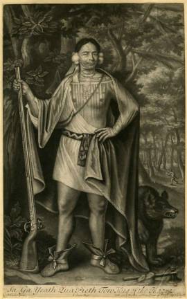 skin deep John Simon (ca. 1675–1751) after John Verelst (1648–1734). Sa Ga Yeath Qua Pieth Tow, King of the Maquas, 1710. Mezzotint. New-York Historical Society Library
