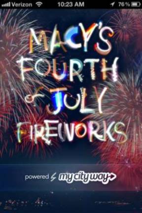 Phoning in Fireworks: Download the Macy's Fourth of July App