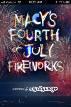 Phoning in Fireworks: Download the Macy's Fourth of July App Phoning in Fireworks: Download the Macy's Fourth of July App
