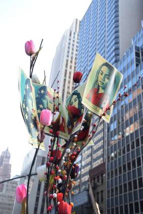 Marching Millennials At the Women's March on New York City, Jan. 21. Photo: Alicia Alonso