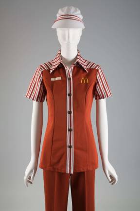 Uniforms Strut Their Stuff at FIT Stan Herman, McDonald’s uniform, 1976, polyester, USA, gift of Stan Herman.