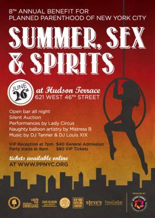 Indulge in Summer, Sex & Spirits for a Cause