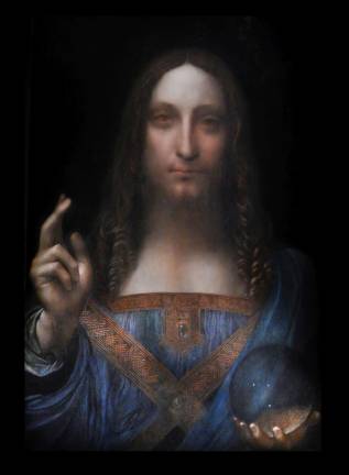 The Long Road to a Masterpiece Leonardo da Vinci's “Salvator Mundi." Photo: Adel Gorgy