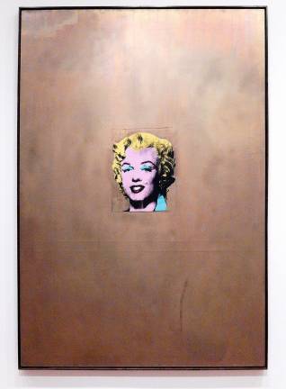 soup and sides — Andy warhol at Moma Andy Warhol, Gold Marilyn Monroe, 1962, Silkscreen ink on synthetic polymer paint on canvas, 6' 11 1/4" x 57" Photo by Adel Gorgy