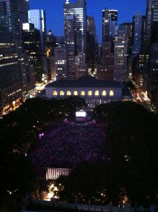 Bryant Park's New Film Festival an Adventure Bryant Park's New Film Festival an Adventure