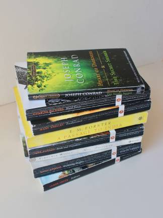 No APs, no problem A few of the novels that make up the reading list for the course “English throughout the 19th and 20th centuries” at Ethical Culture Fieldston School in the Bronx. Photo: Ariana Giulia Reichler
