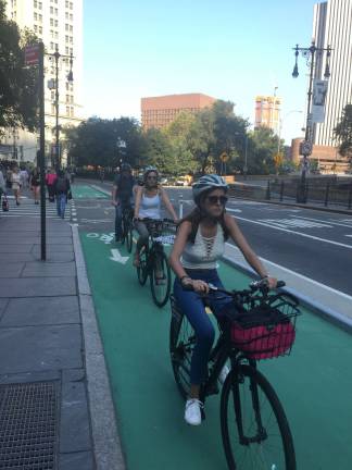 Safety improvements planned for Park Row Bicycle and pedestrian safety improvements are scheduled for Park Row starting early next year, city officials said. Photo: Carson Kessler
