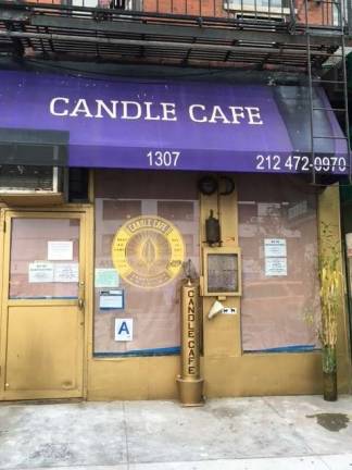 Candle CAFÉ remakes ambiance The Candle Café, on Third Avenue near 75th Street, will reopen on Sept. 1 following renovations. Photo: Eve Lederman