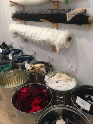 The FABSCRAP Shop IS GREEN AND GREAT FABSCRAP has salvaged over 350,000 pounds of fabric since it was founded in 2016. Photo: Diana Ducroz