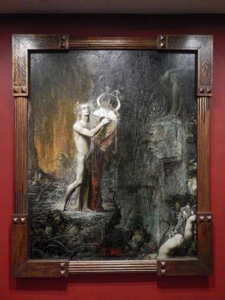 Fantastic Beasts and Femmes Fatale Orpheus, this time in Hades, by Pierre Amédée Marcel-Béronneau, was included in the final Rose+Croix salon. Photo: Adel Gorgy