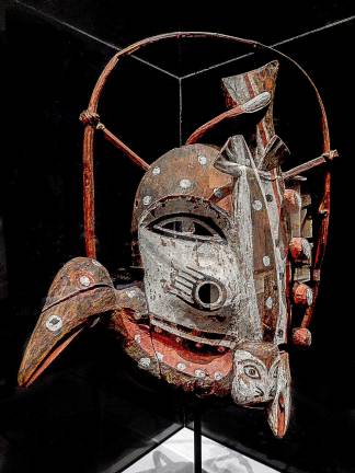 Whole Worlds in Everyday Objects Dance mask, unrecorded Yup'ik artist, ca. 1916–18, Hooper Bay, Alaska. Photo: Adel Gorgy