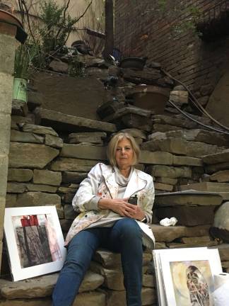 the color and the shape Artist Susi Raphael. Photo: Paola Aurisicchio
