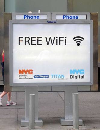 City Debuts Free Wi-Fi at Payphone Kiosks