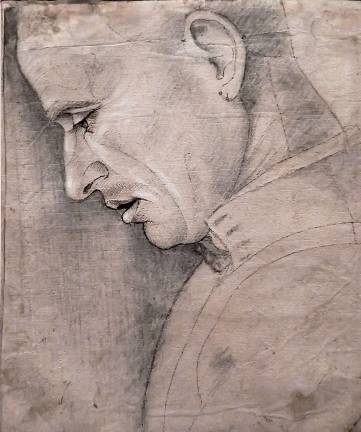 along the lines of greatness A pensive portrait, "Head of a Man in Profile" by Luca Signorelli in the 1490s is still so fresh, it looks like someone you might see today. Photo: Adel Gorgy