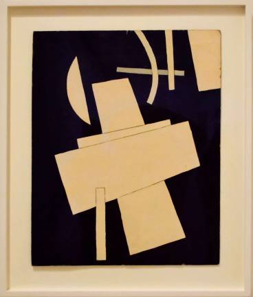 Instruments of Revolution Lyubov Popova's "Untitled" helped open new ways of seeing and MoMA's curators chose it to open "Revolutionary Impulse: The Rise Of The Russian Avant-Garde." Photo: Adel Gorgy