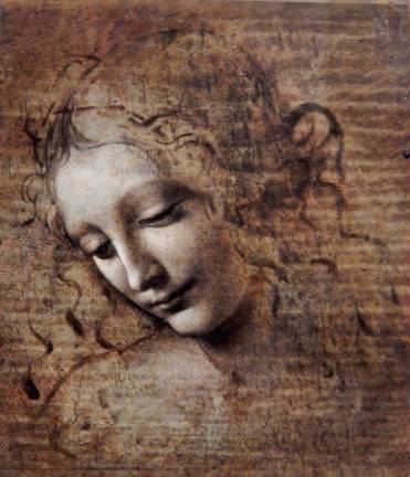 A Dialogue Across Centuries Leonardo da Vinci, "Head of a Woman (La Scapigliata)," 1500–1505, Galleria Nazionale di Parma. Photo: Adel Gorgy