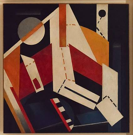 Instruments of Revolution More than holding its own among the big boys of Russian Constructivism, Alexandra Exter's “Construction,” 1922-23 is a highlight. Photo: Adel Gorgy