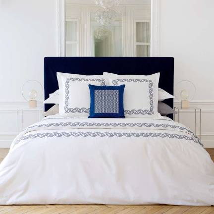 Reinventing Gracious Home Bedding in the showroom. Photo courtesy of Gracious Home