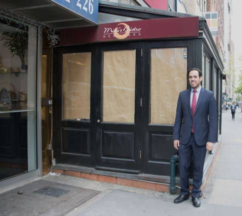 A Challenge To Nadler's Reign Oliver Rosenberg is challenging U.S. Rep. Jerrold Nadler in the June 28 Democratic primary, the first time in 20 years Nadler is facing a primary opponent. Photo: Melody Chan