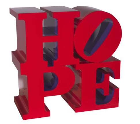 AVENUE Shows Preview Items: Robert Indiana and Hope