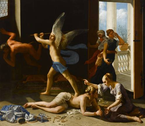 A Baroque Trio Guido Cagnacci (1601–1663). "The Repentant Magdalene," ca. 1660-63. Oil on canvas. 90 1/4 x 104 3/4 inches. Norton Simon Art Foundation, Pasadena, California