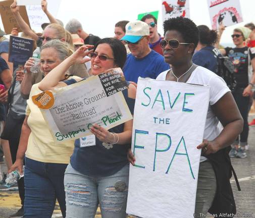 the big question Protest in Staten Island, April 2017. Photo: Thomas Altfather Good, via flickr