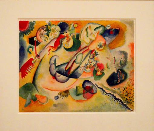 Instruments of Revolution Soft lines and colors delight in Vasily Kandinsky's “Improvisation” (c. 1914). Photo: Adel Gorgy