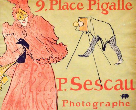 Fall Under the Power of Prints at the Met Henri de Toulouse-Lautrec's "The Photographer Sescau." Photo: Adel Gorgy