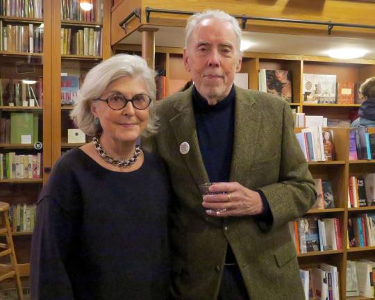 Farewell to a beloved bookstore Judy Crawford and John Doyle of Crawford Doyle booksellers. Photo: James Freund