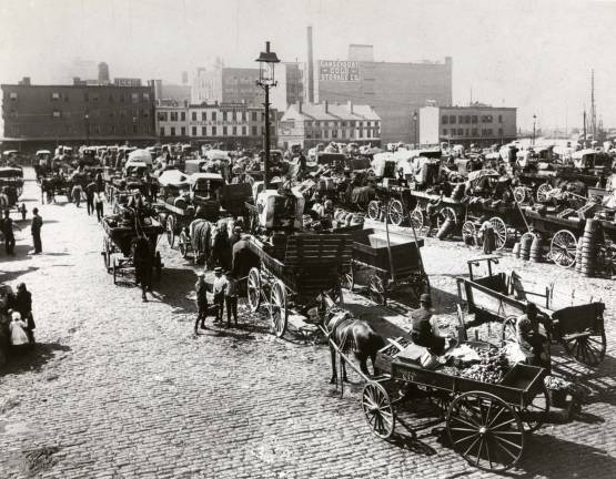 Meatpacking mecca packs in history history The Gansevoort Market, circa 1899. Photo courtesy of New-York Historical Society.