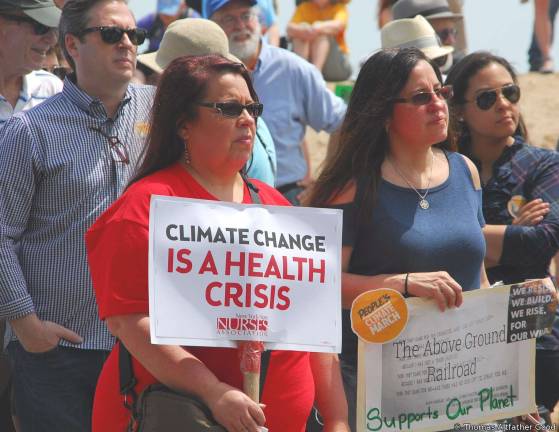 the big question Climate march in Staten Island, April 2017. Photo: Thomas Altfather Good, via flickr