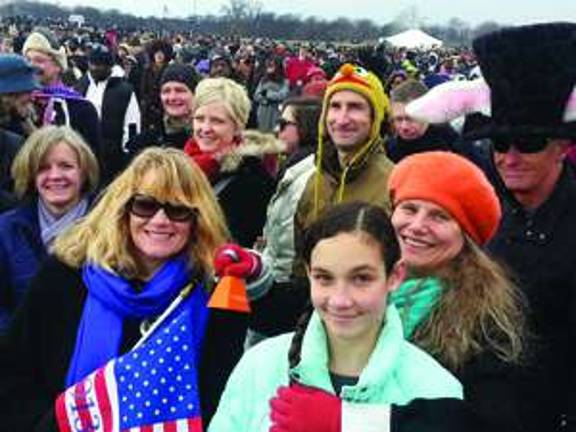 Two Local Students Attend Presidential Inauguration Two Local Students Attend Presidential Inauguration
