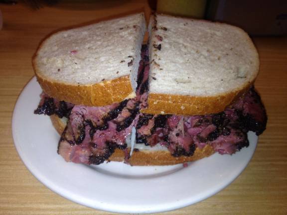 Pastrami and a Cup of Joe Photo: Deep, via flickr