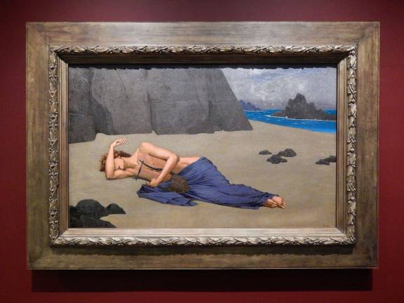 Fantastic Beasts and Femmes Fatale One of the many portrayals of Orpheus in the Guggenheim's “Mystical Symbolism: The Salon de la Rose+Croix,” Alexandre Séon's "The Lament of Orpheus." Photo: Adel Gorgy