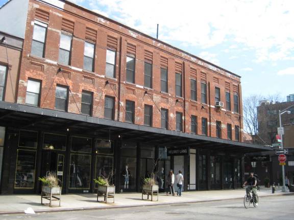 Reflecting on chelsea, and new york city The Meatpacking District in Chelsea has gone from an industrial neighborhood into one replete with high-end retailers and restaurants in just a few years. Photo: La Citta Vita, via Wikimedia