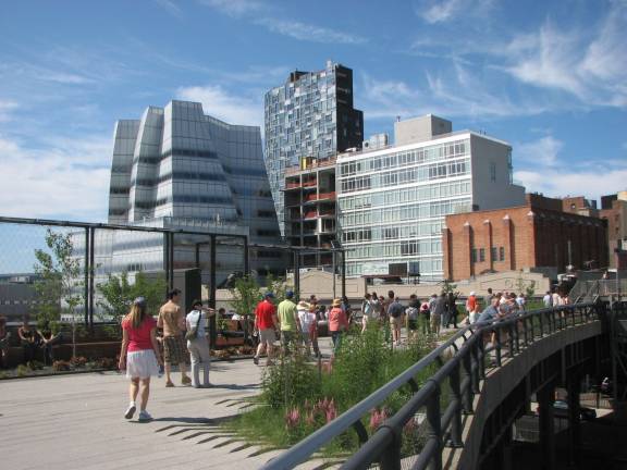 Reflecting on chelsea, and new york city More than any other single project, the High Line helped transform Chelsea into an exclusive city enclave. Photo: David Berkowitz, via Wikimedia
