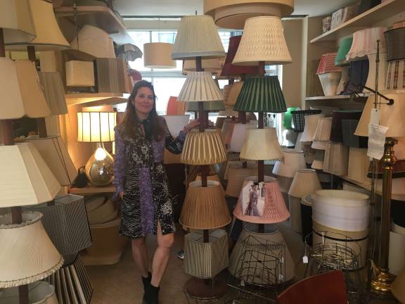 Just the right amount of bright Lisa Simkin, Blanche Field’s head designer, in the East 56th Street store. Photo: Laura Hanrahan