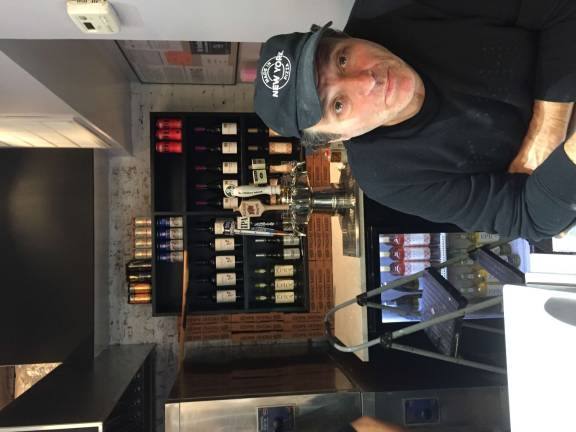 a manhattan pizza war Chef Frank Badali, formerly of Prince Street Pizza, now at Made in New York Pizza. Photo courtesy Made in New York Pizza