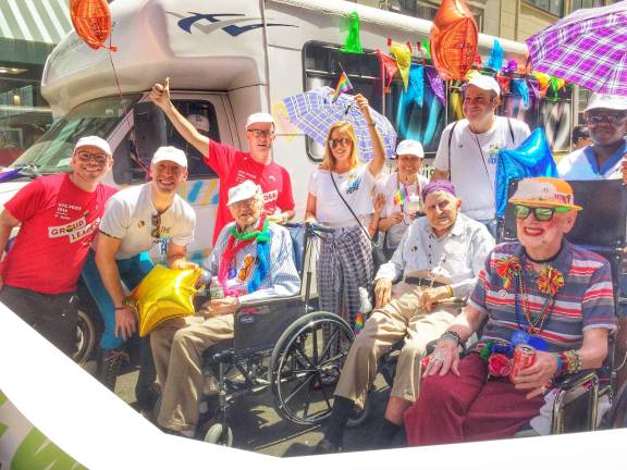 nursing home residents in pride parade nursing home residents in pride parade