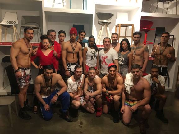 An Underwear show for charity As part of New York Fashion Week, the CHULO Underwear Fashion Showcase for Charity show at a Thompson Street furniture store benefited local community-based organizations. Photo: Laura Hanrahan