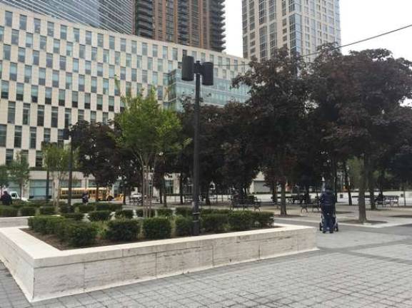 Return of circus to Park rekindles tensions New trees and shrubs were planted last year in Damrosch Park, on West 62nd Street between Columbus and Amsterdam Avenues, a consequence of a 2014 legal settlement between residents and the city and Lincoln Center. Use of the park by the Big Apple Circus later this year has become a point of contention. Photo: Melody Chan