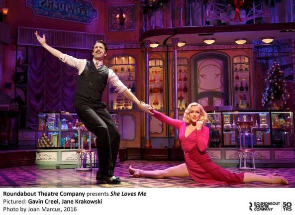 HIS HEART’S ON BROADWAY Gavin Creel and Jane Krakowski in "She Loves Me." Photo: Joan Marcus