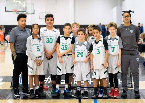 Asphalt Green hoopsters take two Asphalt Green’s 11-and-under basketball team beat BSNY 35-15.