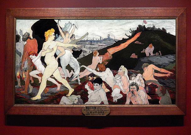 Fantastic Beasts and Femmes Fatale Charles Maurin's "The Dawn of Labor," ca. 1891. Photo: Adel Gorgy
