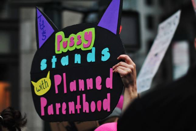 trust versus trump Support for Planne Parenthood at the New York City Women's March last month. Photo: Narih Lee, via flickr