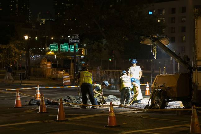 Quiet, please! Nighttime road work contributes to sound stress. Photo: Billie Grace Ward, via flickr