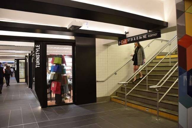 Retail taps an underground source About 40 shops and eateries comprise TurnStyle, a retail corridor recently opened at the Columbus Circle-59th Street subway station. Photo: Melody Chan