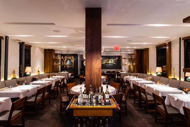 Best of manhattan 2016 The dining room at Dovetail.