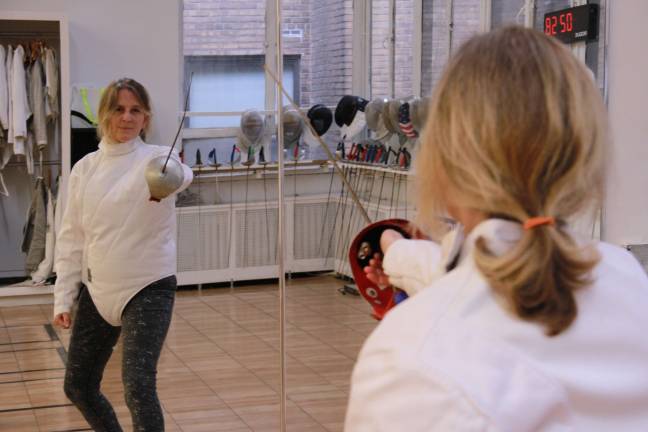 Fencing champ morehouse shares olympic mindset Reporter Genia Gould gets a fencing lesson the Upper West Side. Photo: Matt Casey