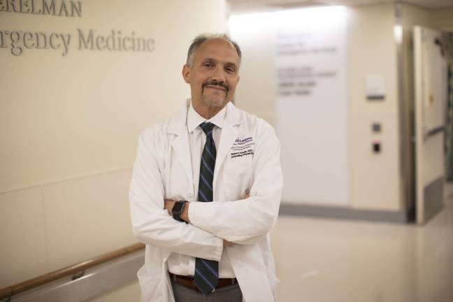 saving lives every day Dr. Rob Femia, chair of the Ronald O. Perelman Department of Emergency Medicine at NYU Langone Health. Photo: Andrew Neary